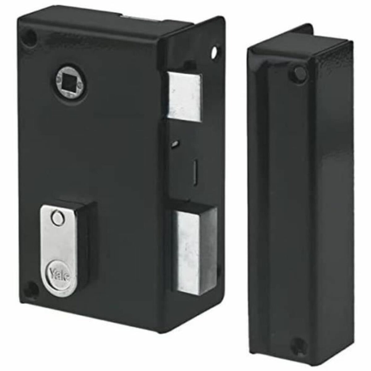 Fechadura de sobreposição Yale 12,5 x 7 x 18 Caqui Aço inoxidável Portas