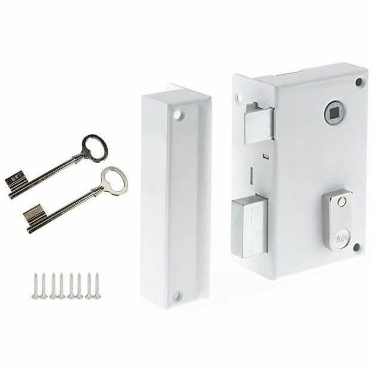 Fechadura de sobreposição Yale YAV37G 12,5 x 7 x 18 Branco Aço Portas