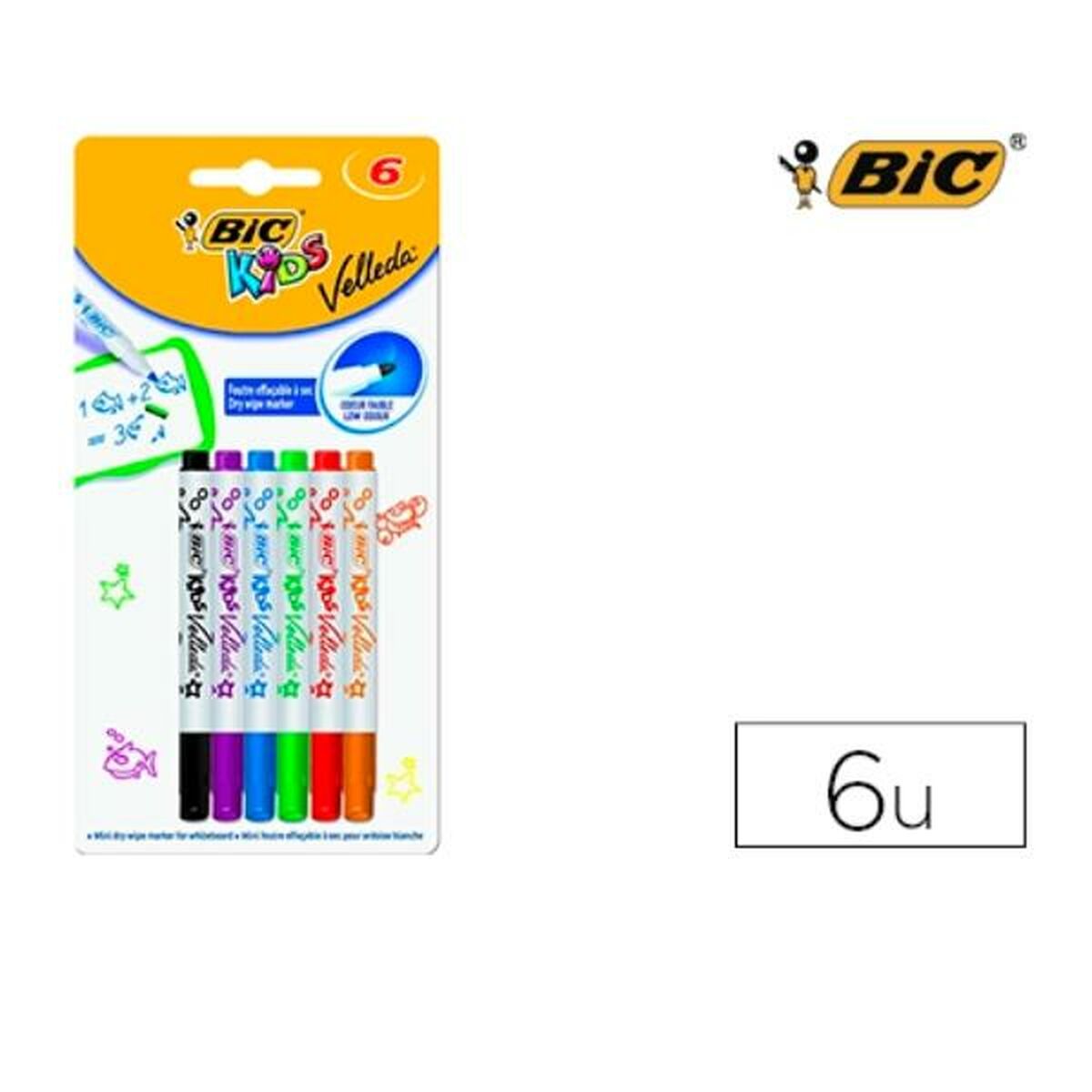 Conjunto de Canetas de Feltro Bic 8413871 Multicolor (6 Unidades)