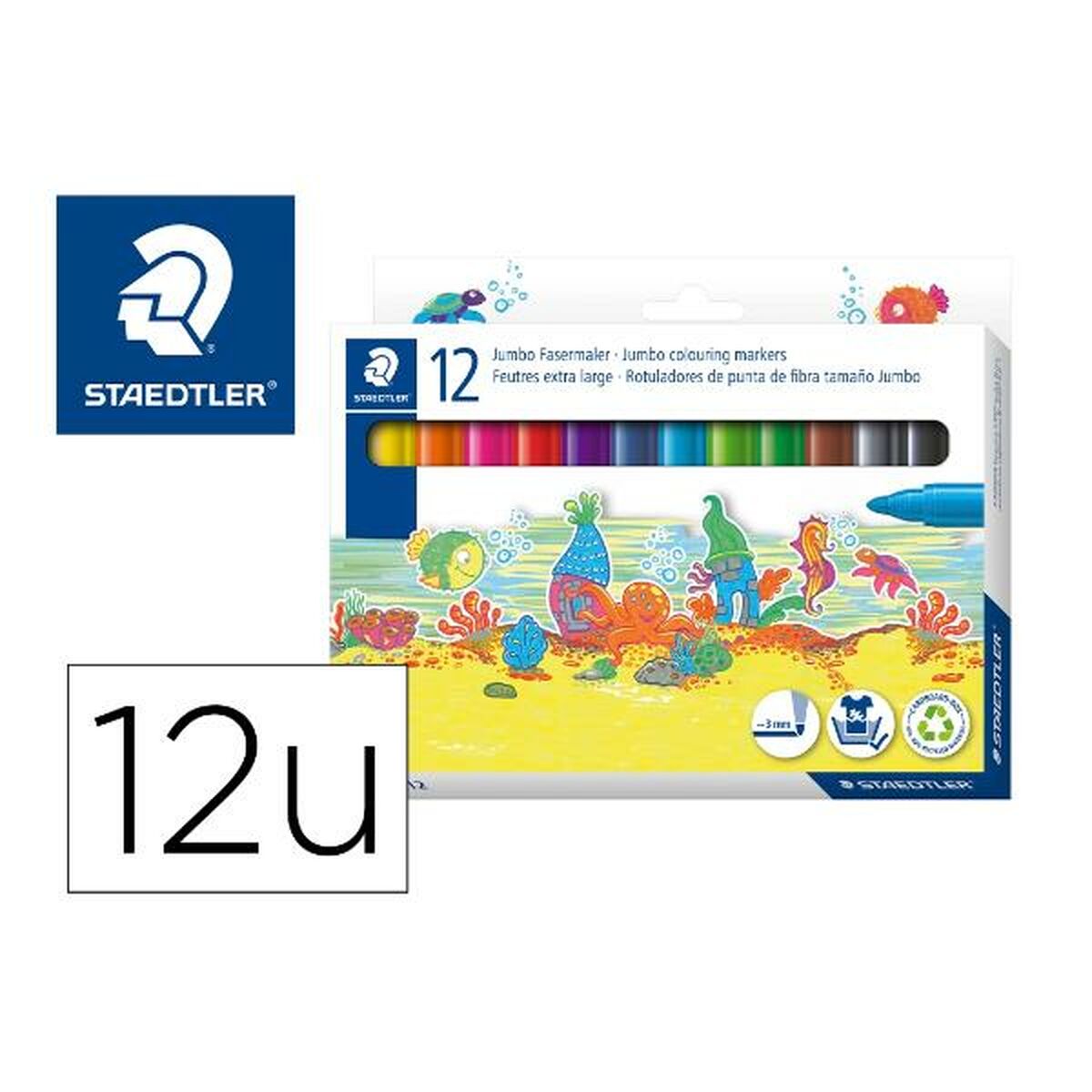 Conjunto de Canetas de Feltro Staedtler Noris 340 Multicolor
