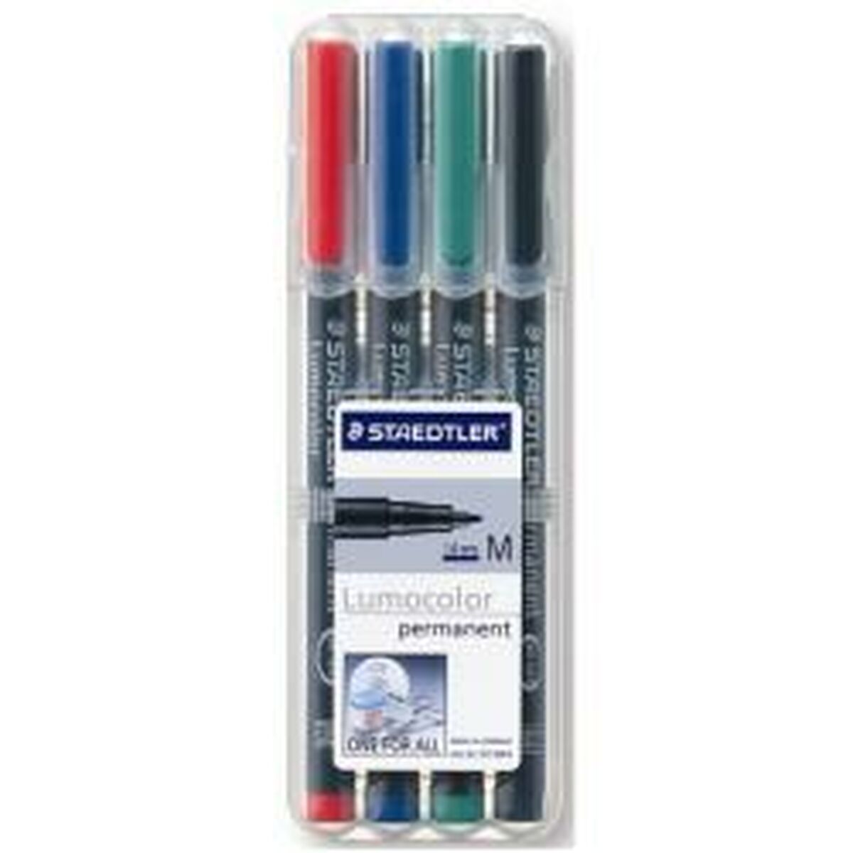 Conjunto de Canetas de Feltro Staedtler 317WP 4 1 mm Multicolor 4 Peças (4 Unidades)