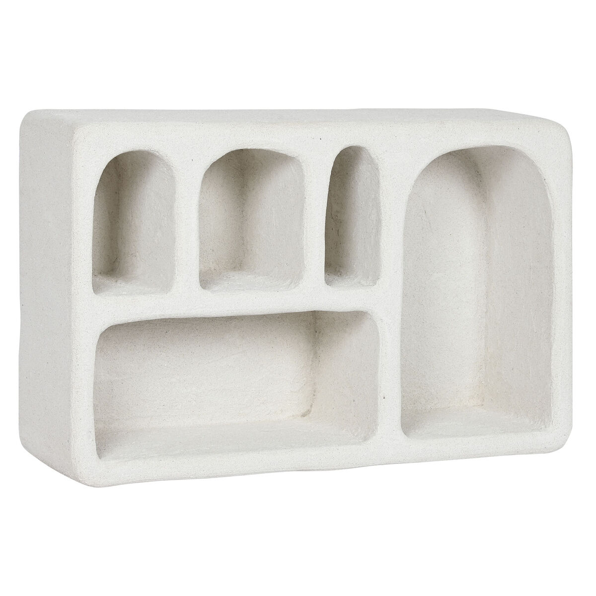 Estantes Home ESPRIT Branco Abeto Madeira MDF 80 x 18 x 48 cm De parede