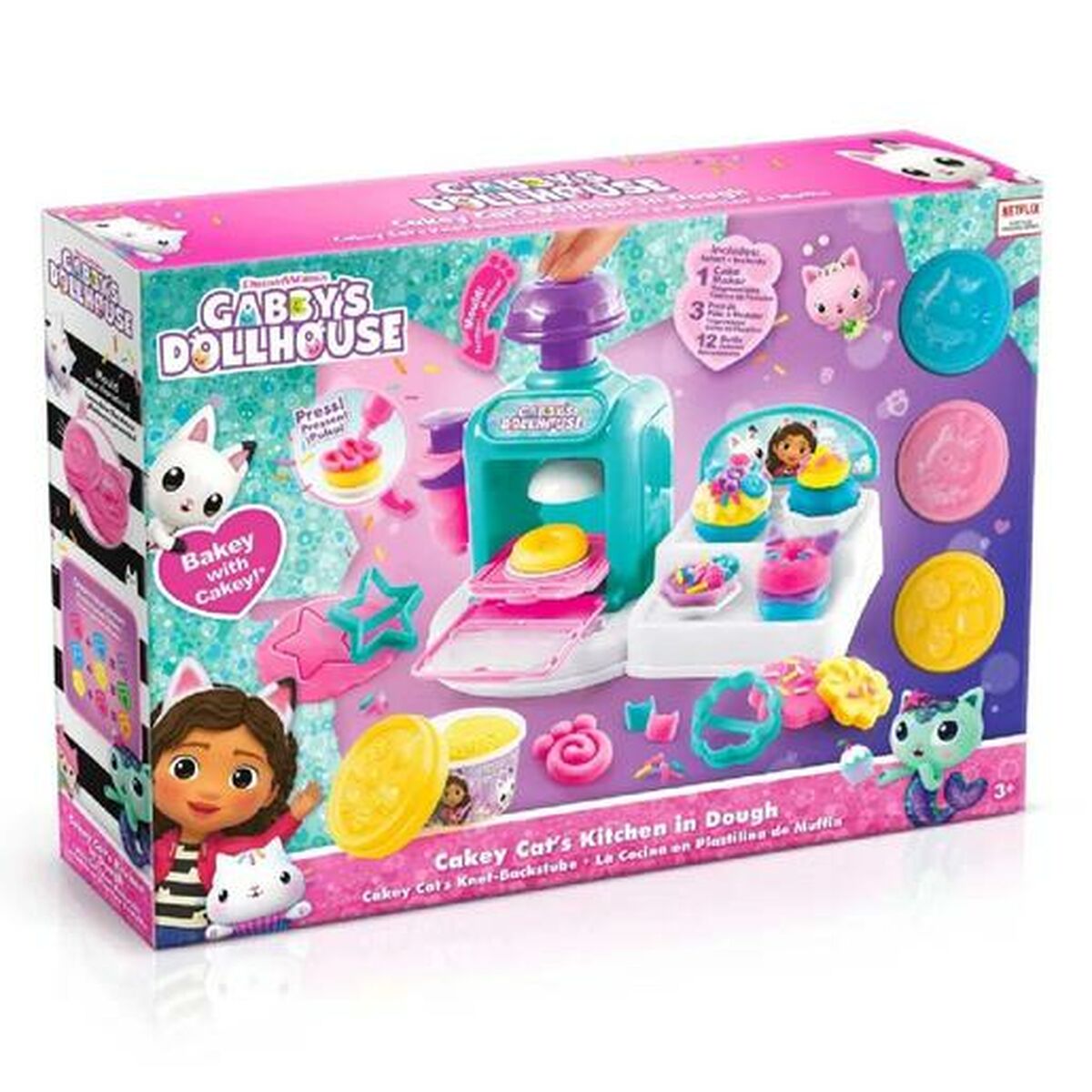 Jogo Criativo de Plasticina Canal Toys Gabby´s Doll House