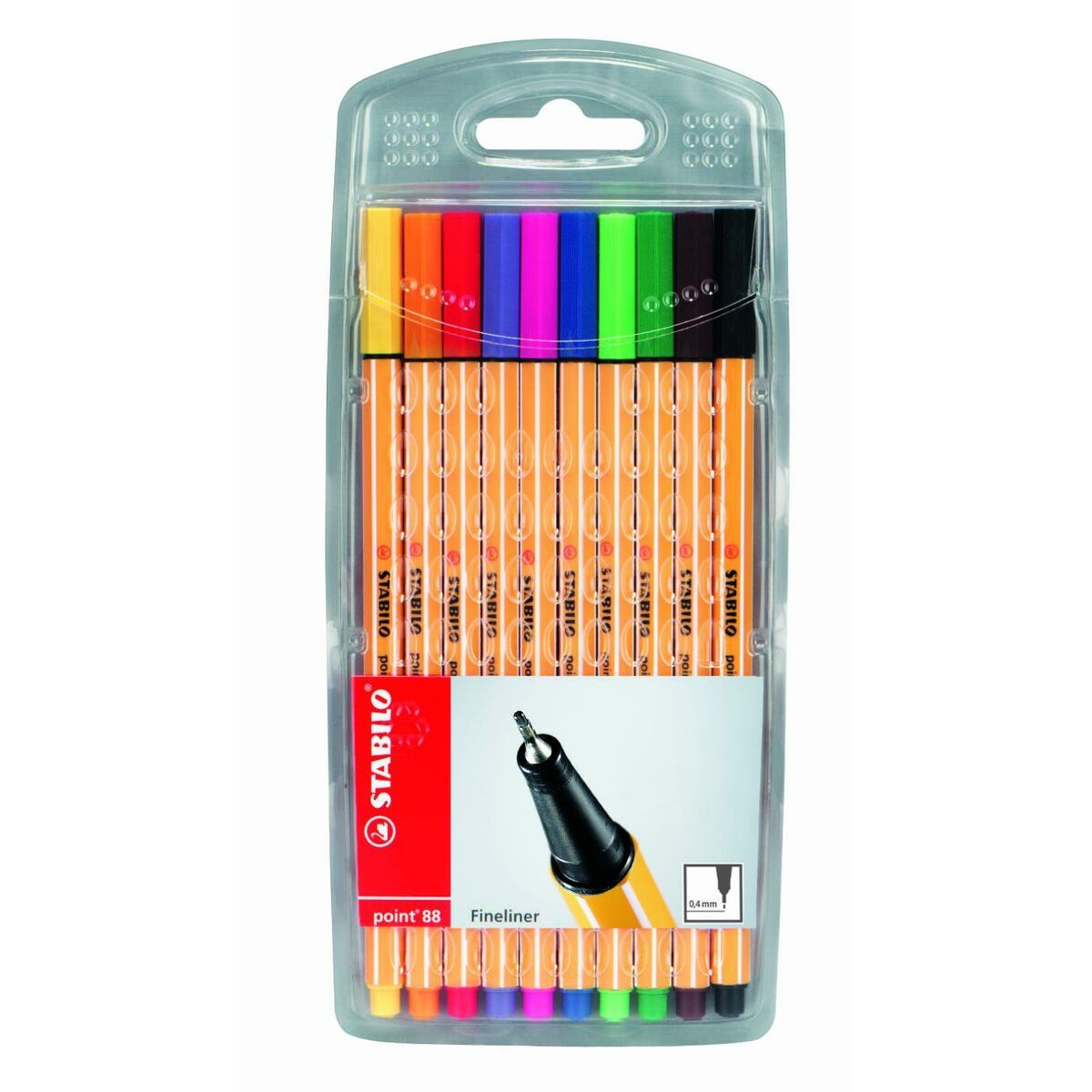 Rotuladores Stabilo 8810 Multicolor (10 Peças)