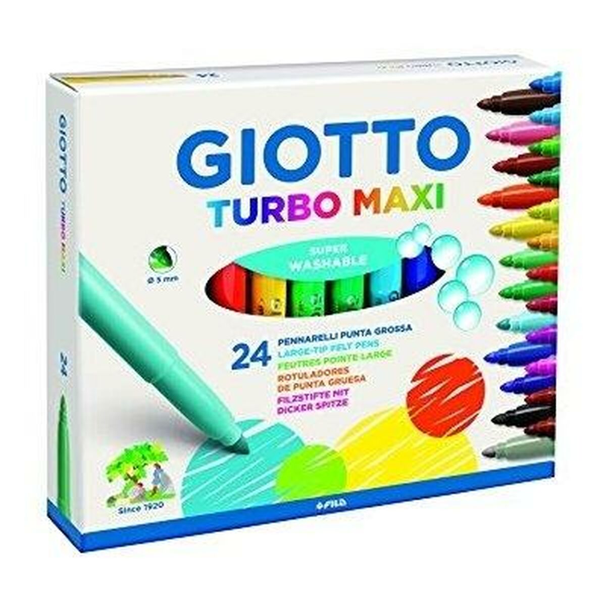 Conjunto de Canetas de Feltro Giotto F455000 (24 Peças)