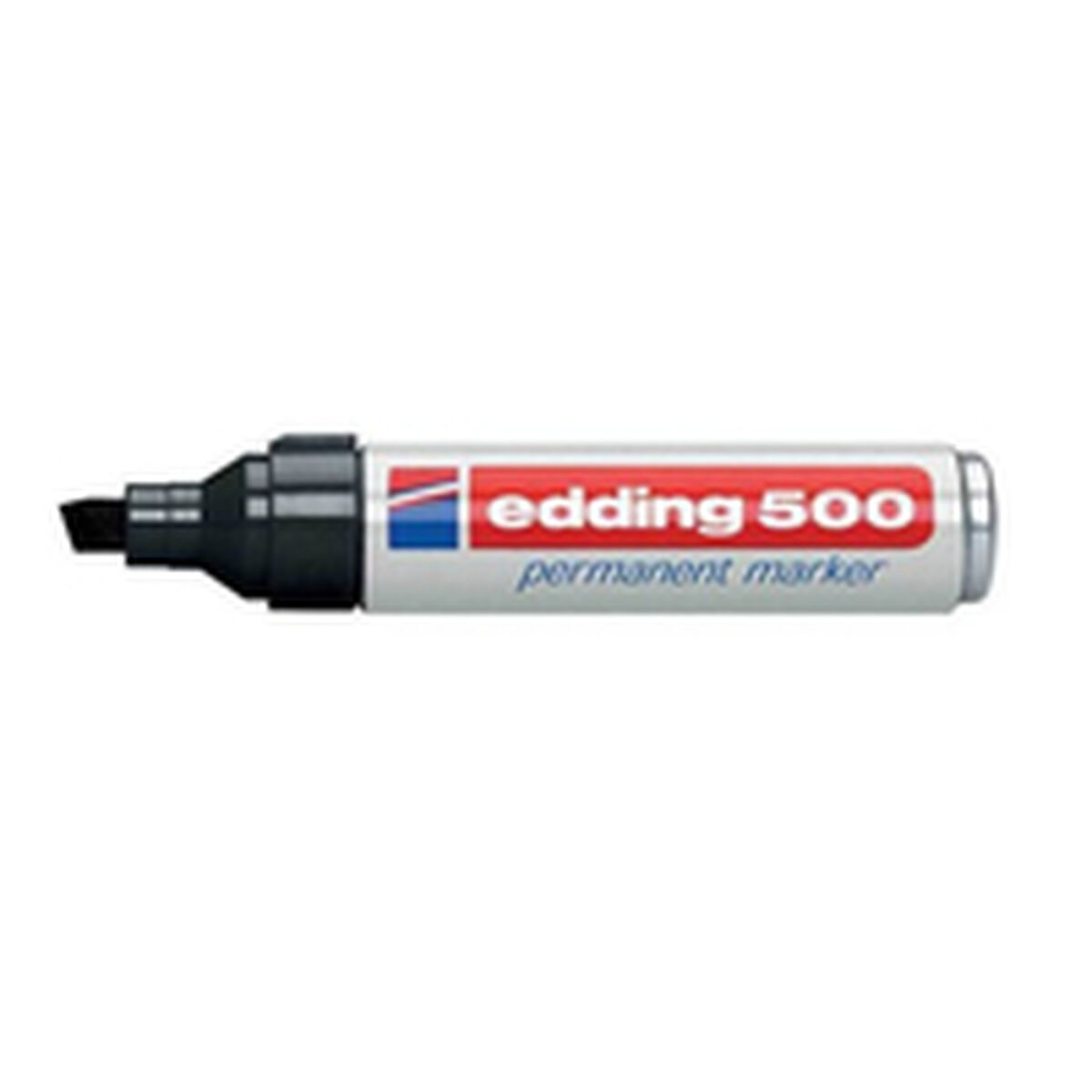 Rotulador permanente Edding 500-01 Preto 200 Peças (3 Unidades) (10 Unidades)