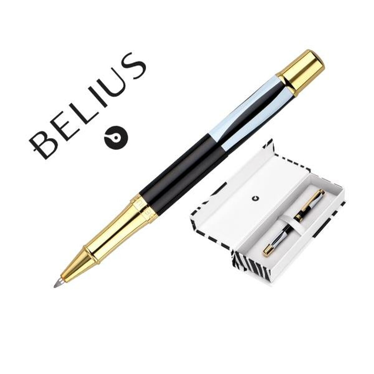 Caneta Roller Belius BB304 Preto 1 mm