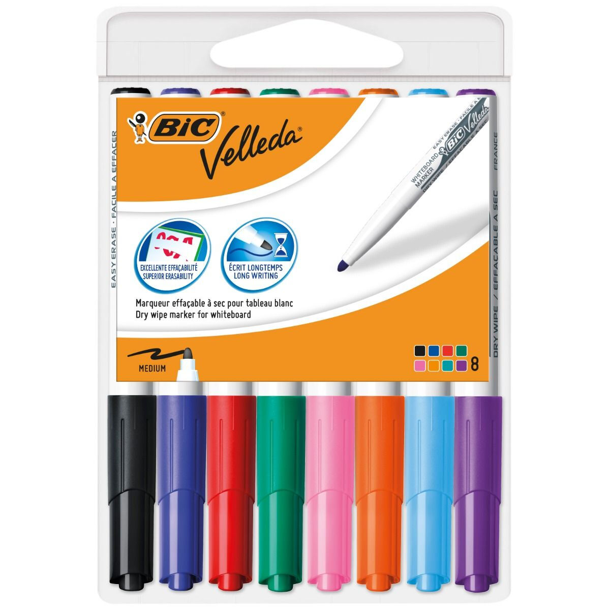 Marcador para Quadro Bic 503844 Multicolor 8 Peças