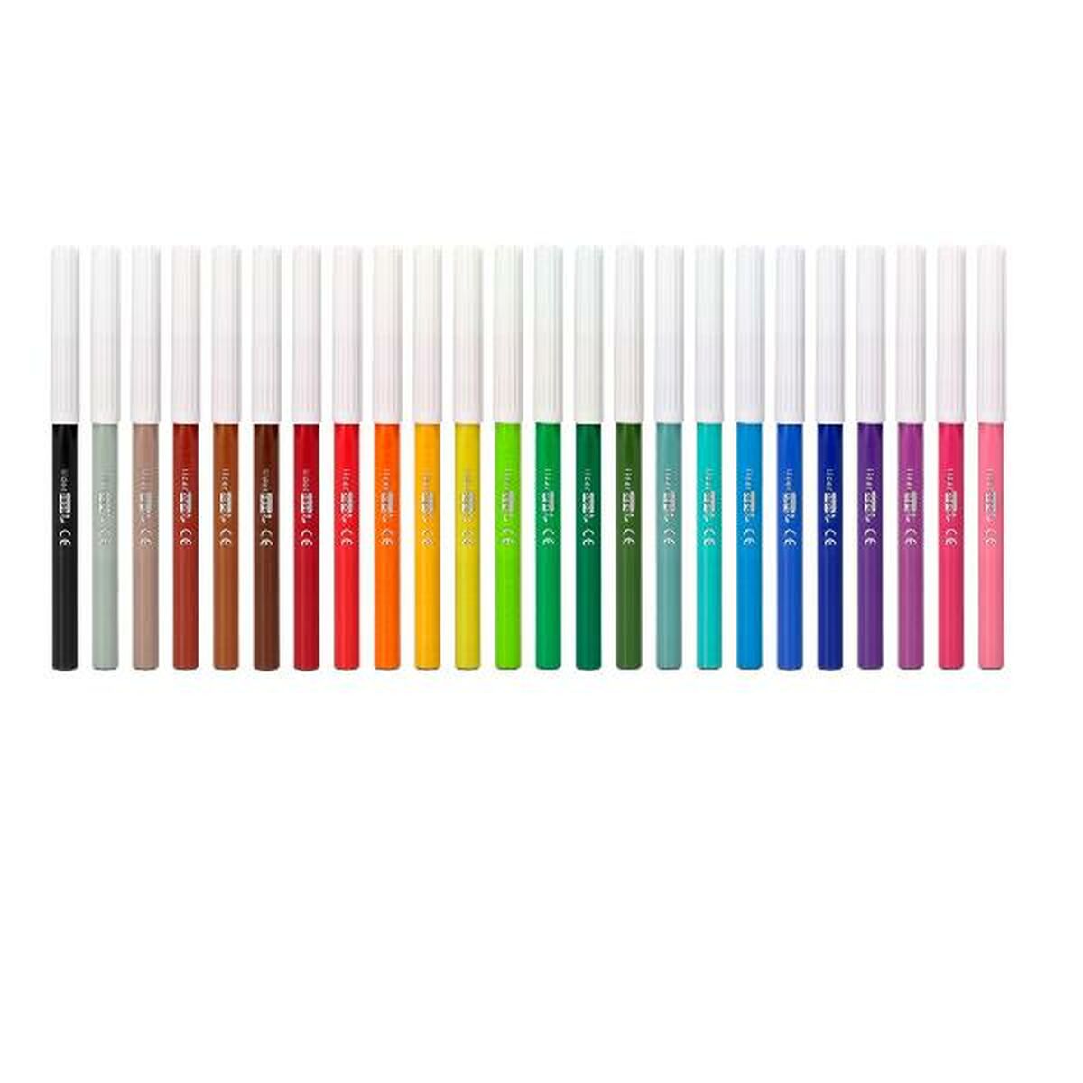 Conjunto de Canetas de Feltro Liderpapel RT07 Multicolor (24 Peças)