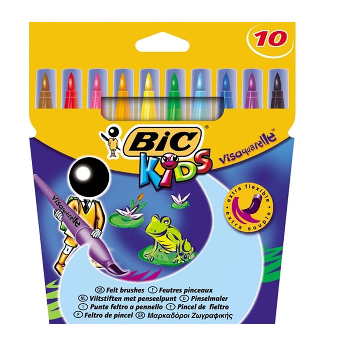 Conjunto de Canetas de Feltro Bic 8289641 Multicolor (10 Peças)