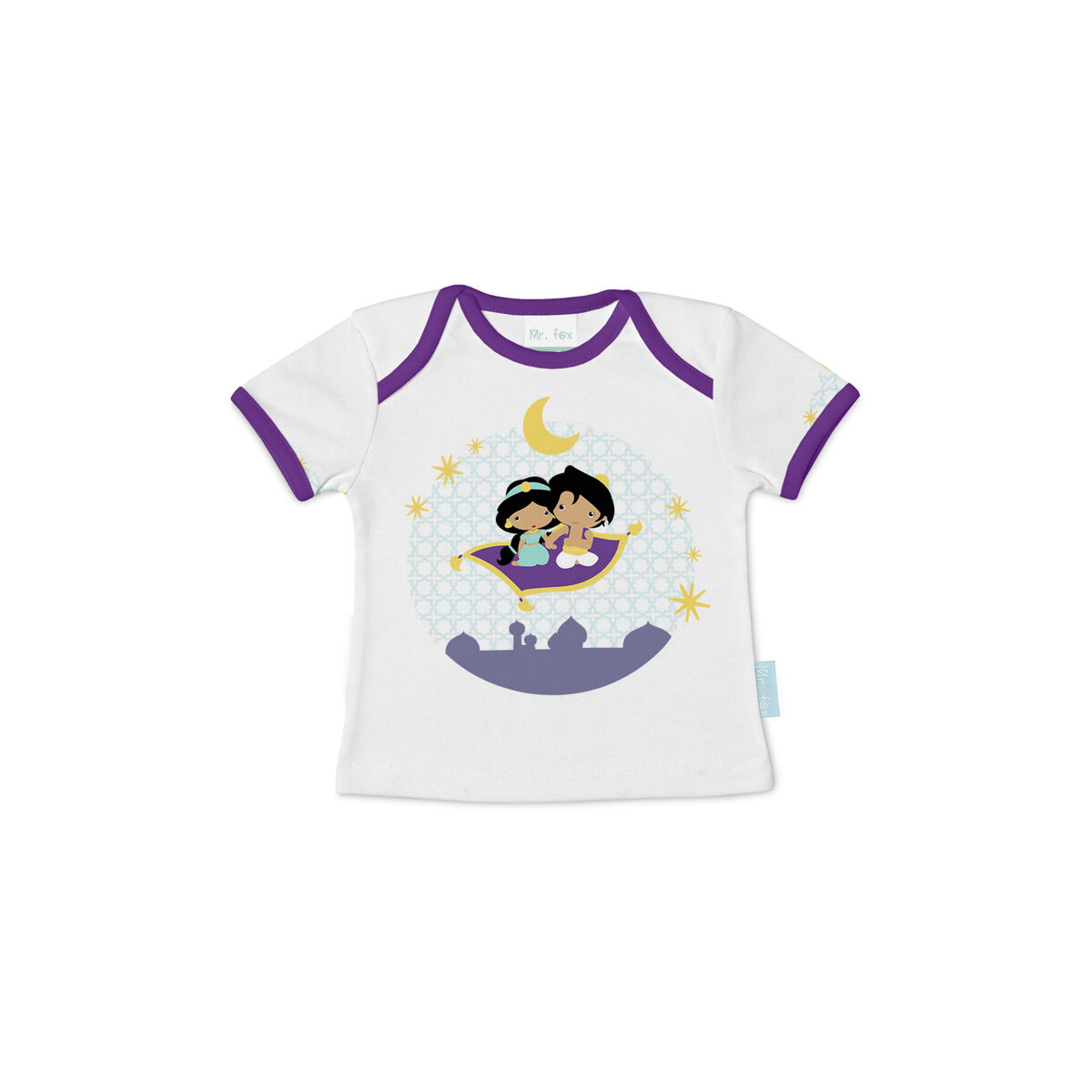Camisola de Manga Curta Infantil HappyFriday Mr Fox Magic Rug Multicolor 18-24 meses