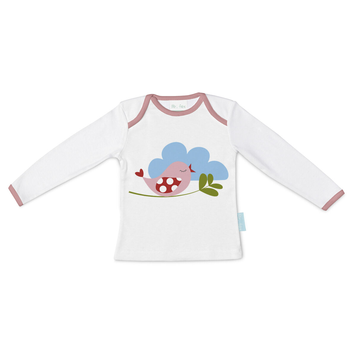 Shirt Infantil HappyFriday Mr Fox Little Birds Multicolor 12-18 Meses
