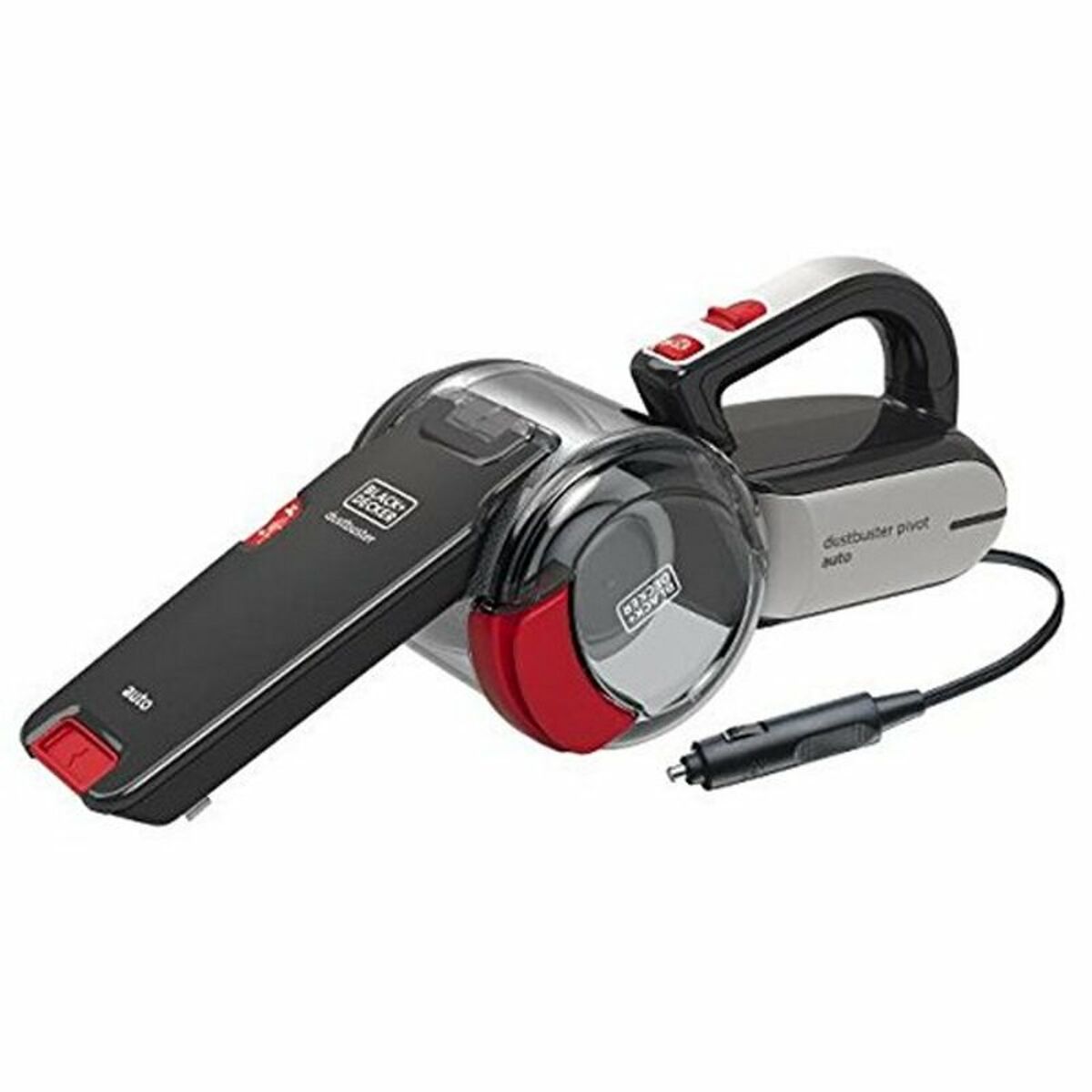 Aspirador de mão ciclónico Black & Decker PV1200AV 12,5 W 0,44 L Preto Vermelho