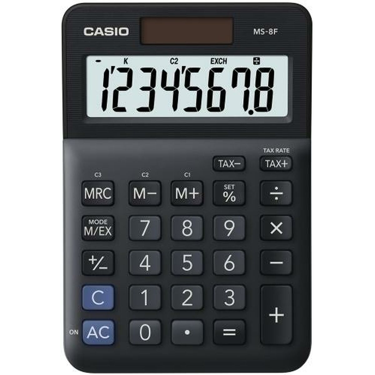 Calculadora Casio MS-8F Preto Plástico