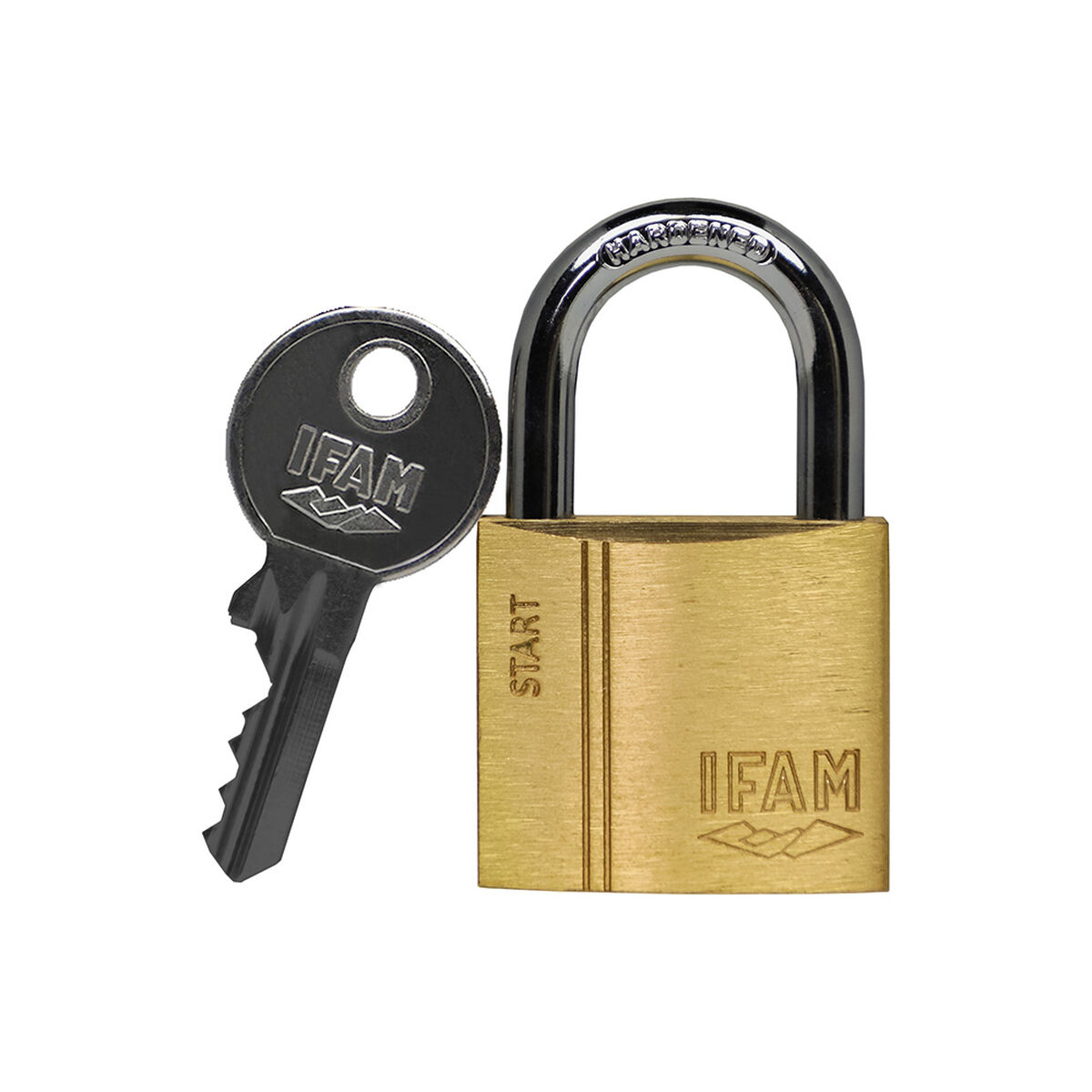 Cadeado com chave IFAM SR30 30 mm Latão Aço Arco
