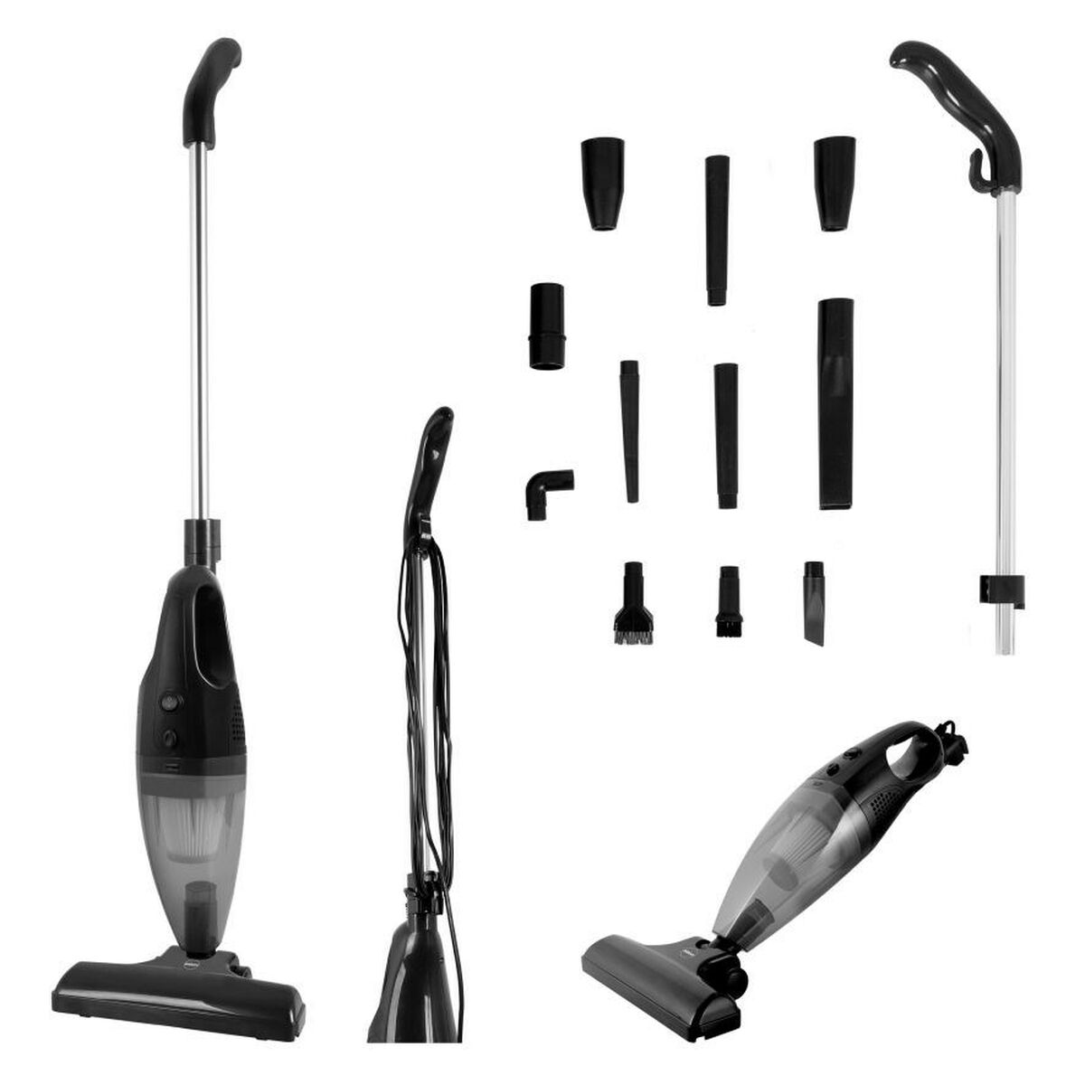Aspirador Escova Eldom TWINN 500 W 2 em 1 13 Peças