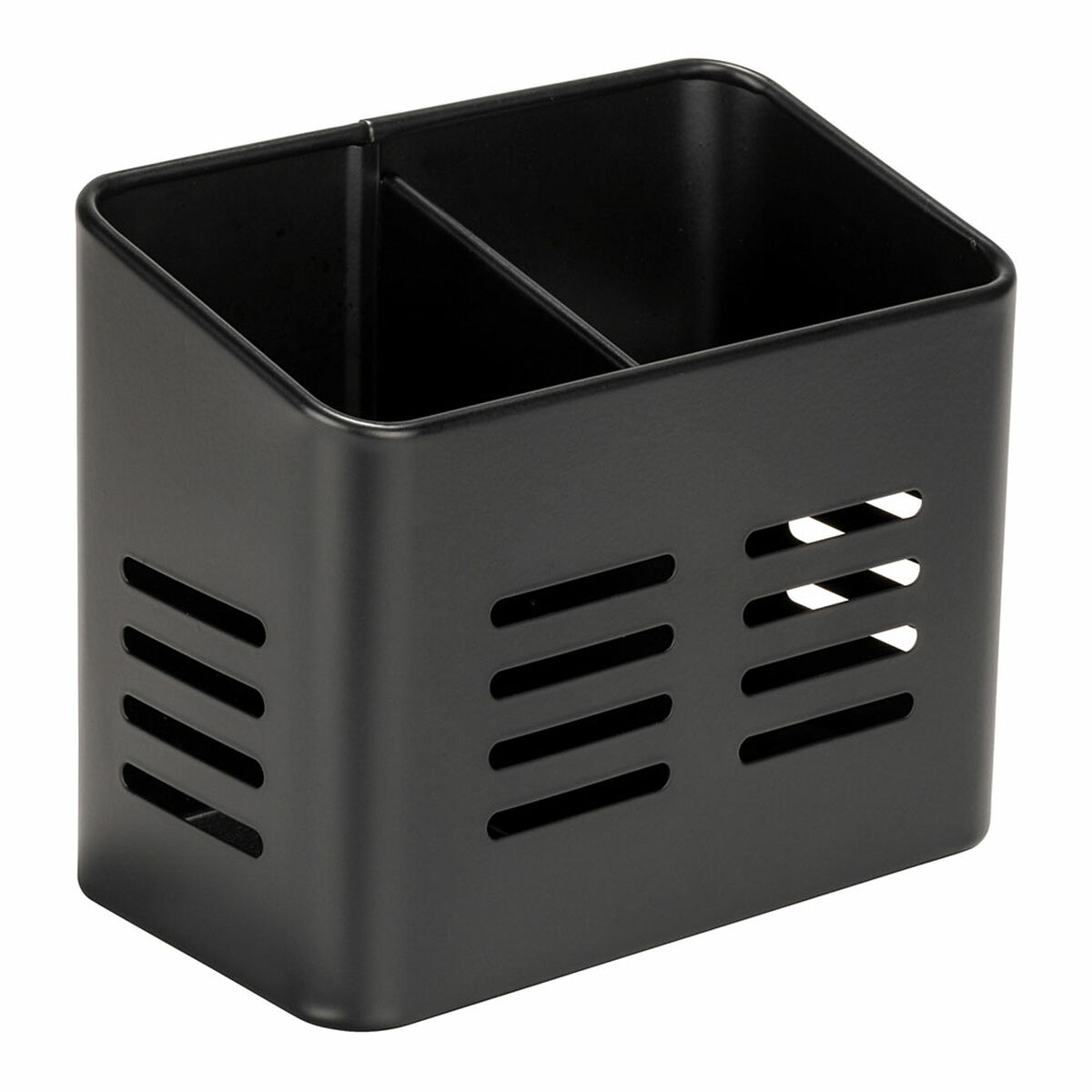 Cesto para talheres Wenko Susie 55098100 Preto mate Metal