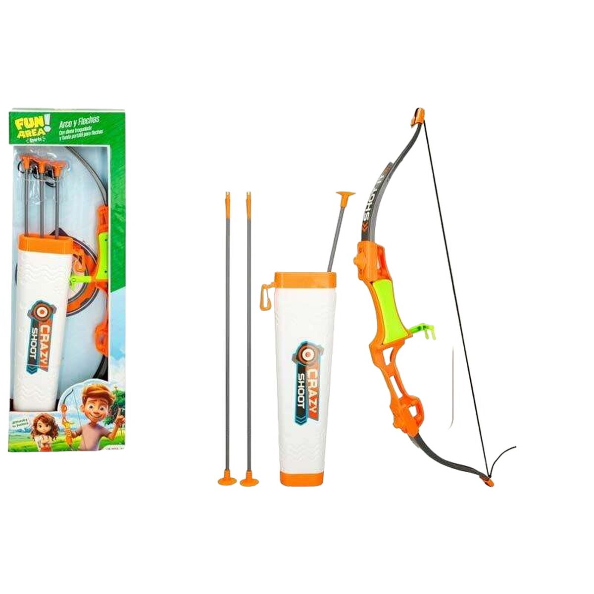 Conjunto de Tiro com Arco Colorbaby 65 cm 3,5 x 67 x 15 cm Flechas