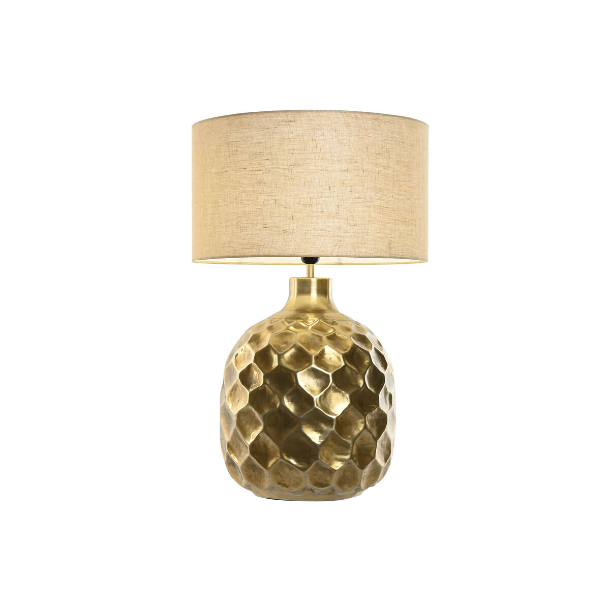 Lâmpada de mesa Home ESPRIT Dourado Alumínio 50 W 220 V 42 x 42 x 66 cm