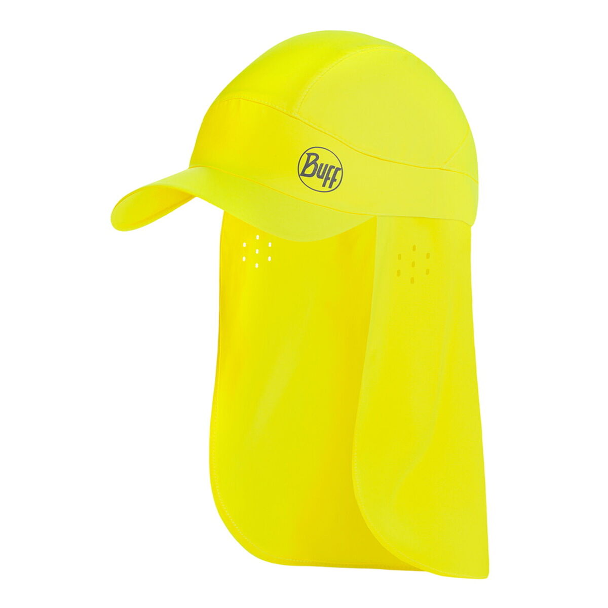 Boné com protetor de nuca Buff Pack Cap Bimini Amarelo Flúor