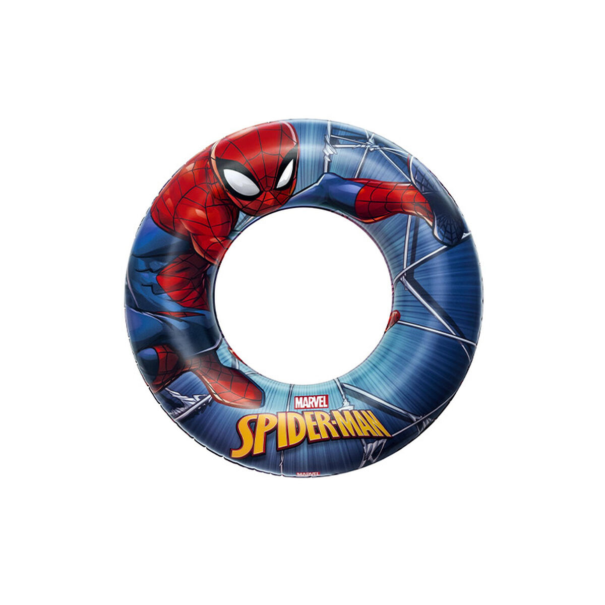 Bestway Bóia Inflável Marvel Spiderman D56 cm +3 a 6 Anos Praia e Jardim 98003