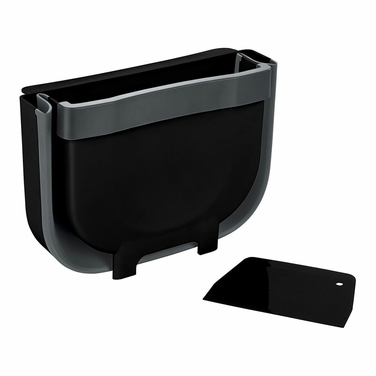 Lixeira para porta de armário Wenko Fago 55028100 5 L Preto Dobrável