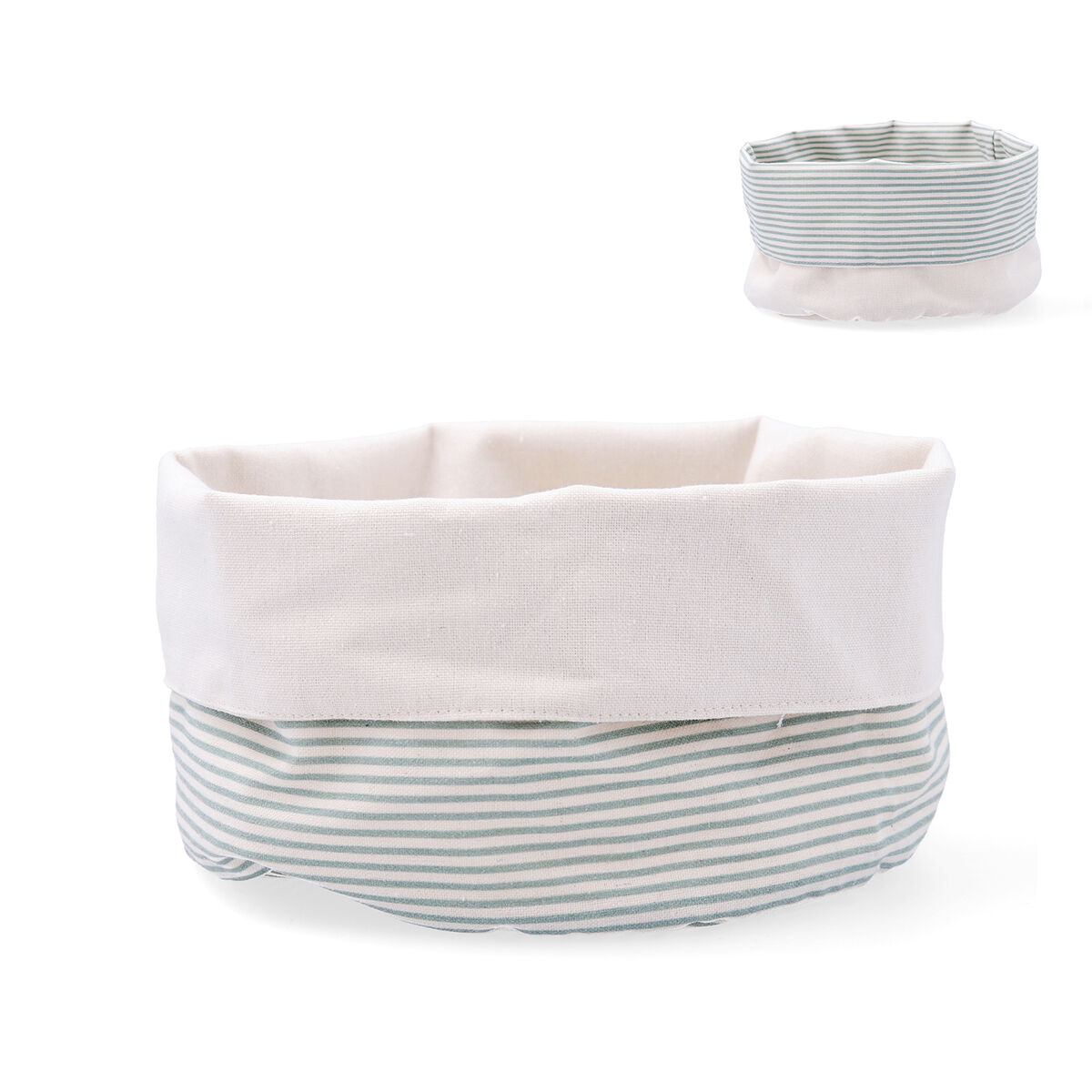 Cesto para Pão Vinthera Okapi Duas cores Têxtil 20 cm Material reciclado