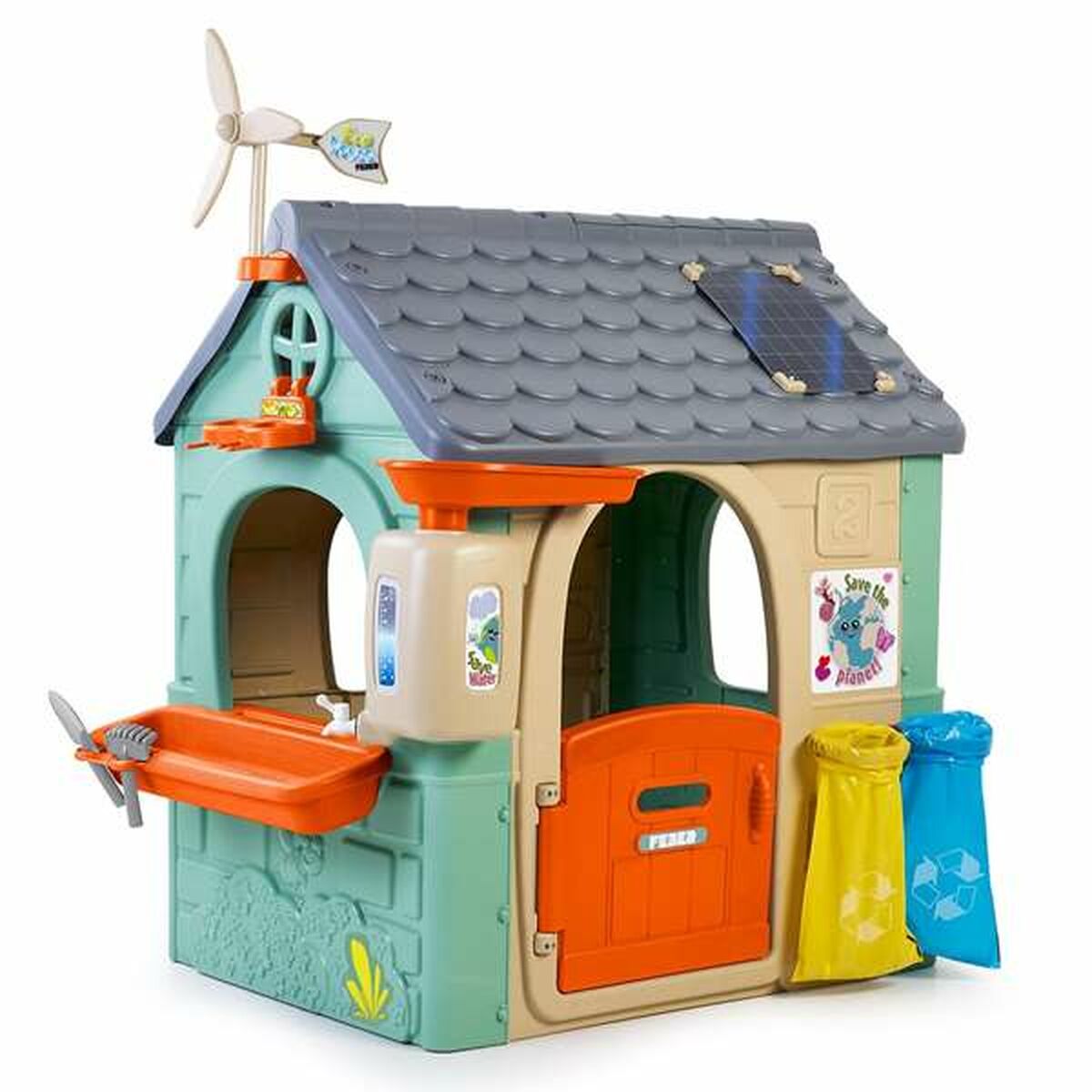 Casa Infantil de Brincar Feber Recycle Eco House 20 x 105,5 x 109,5 cm