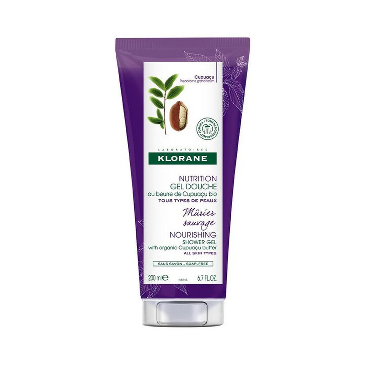 Gel de duche Klorane Amora Selv 200 ml
