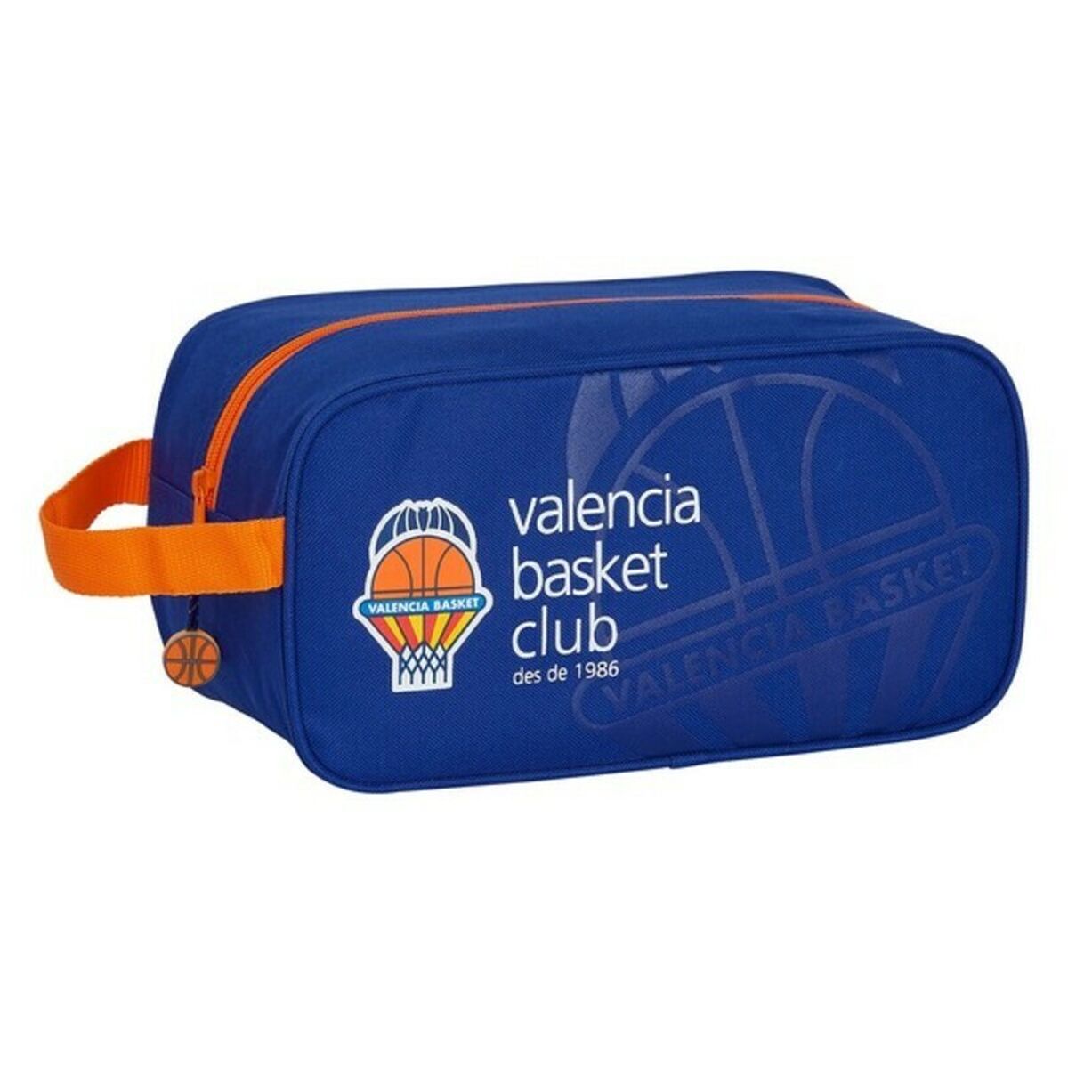 Bolsa para Sapatos de Viagem Valencia Basket Azul Laranja 29 x 15 x 14 cm