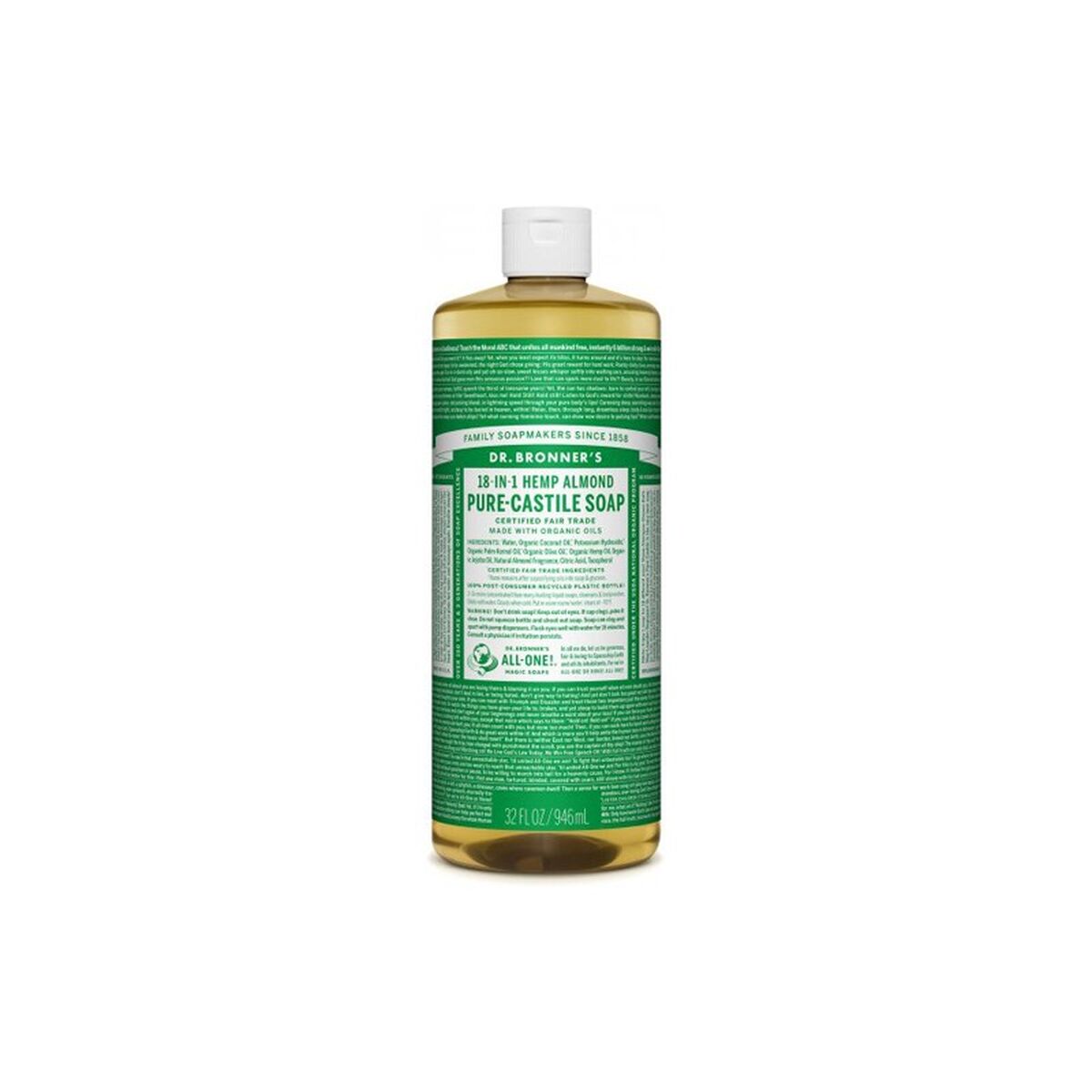 Sabonete Líquido Dr Bronner's 945 ml Amêndoas