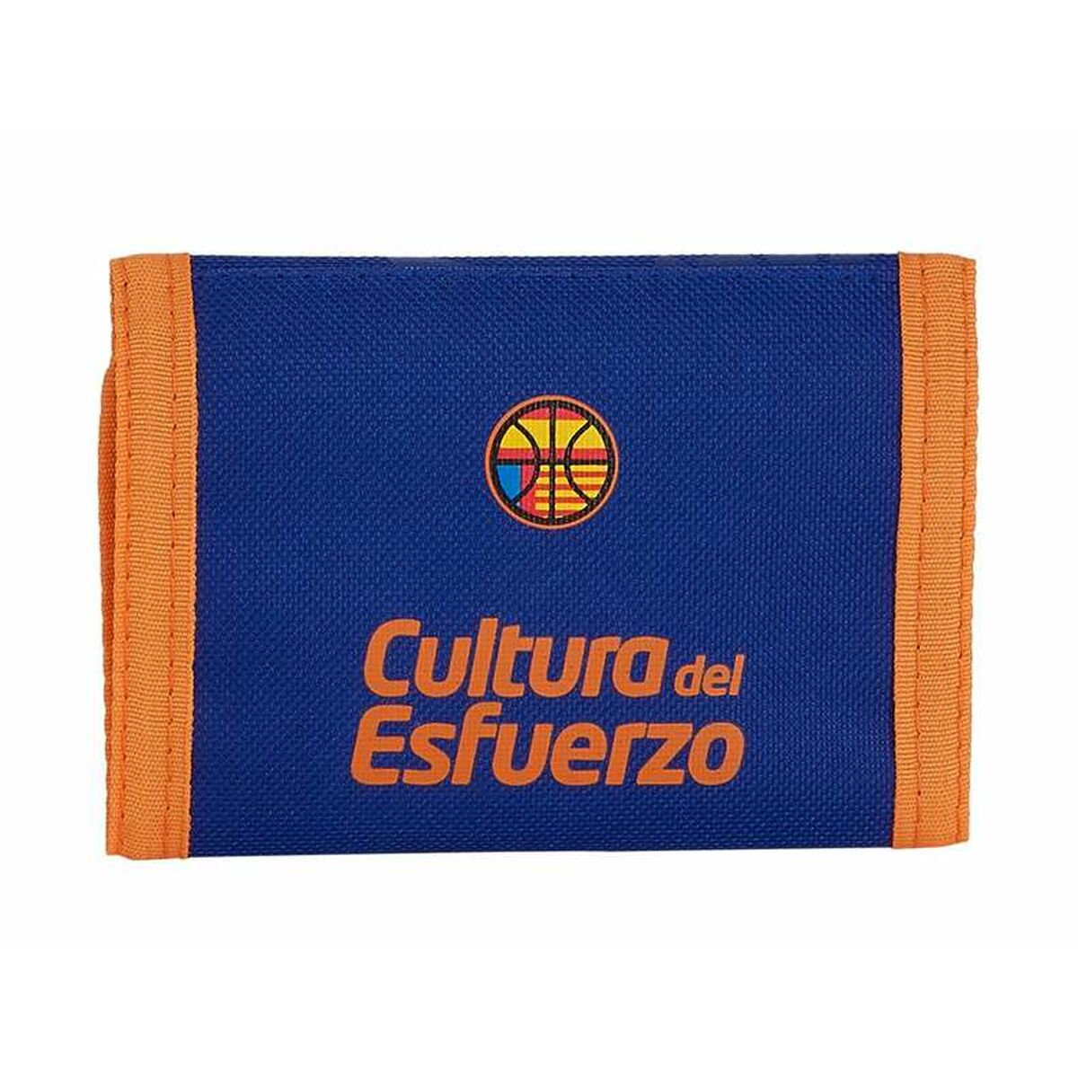 Carteira Valencia Basket Azul Laranja 12,5 x 9,5 cm