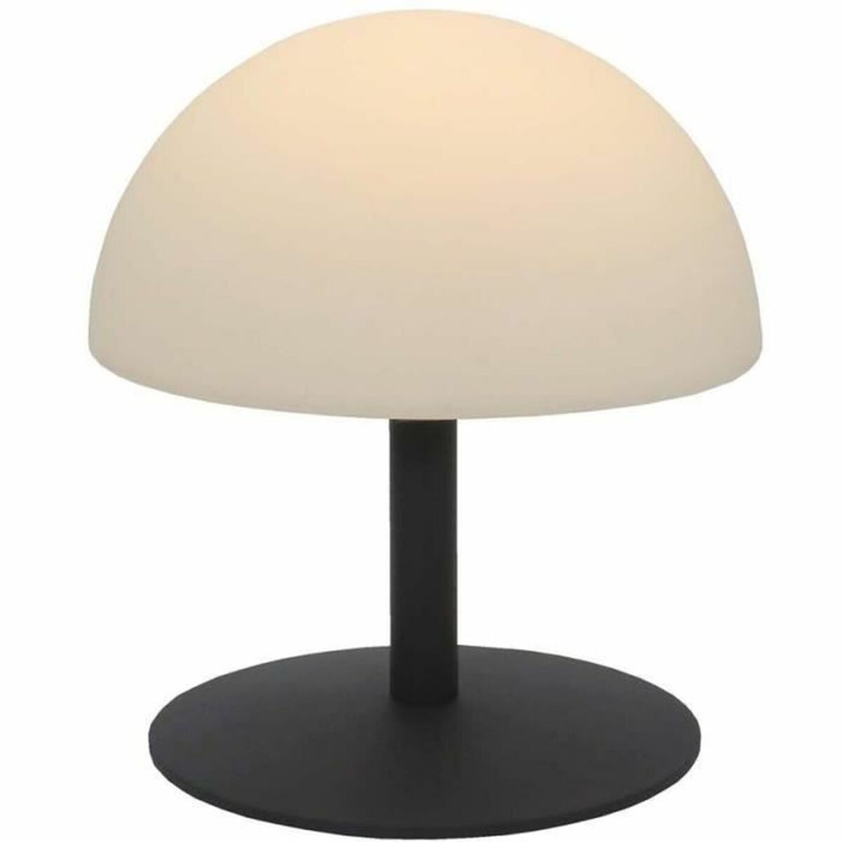 Lâmpada de mesa Lumisky Neptune Rock Cinzento escuro Plástico