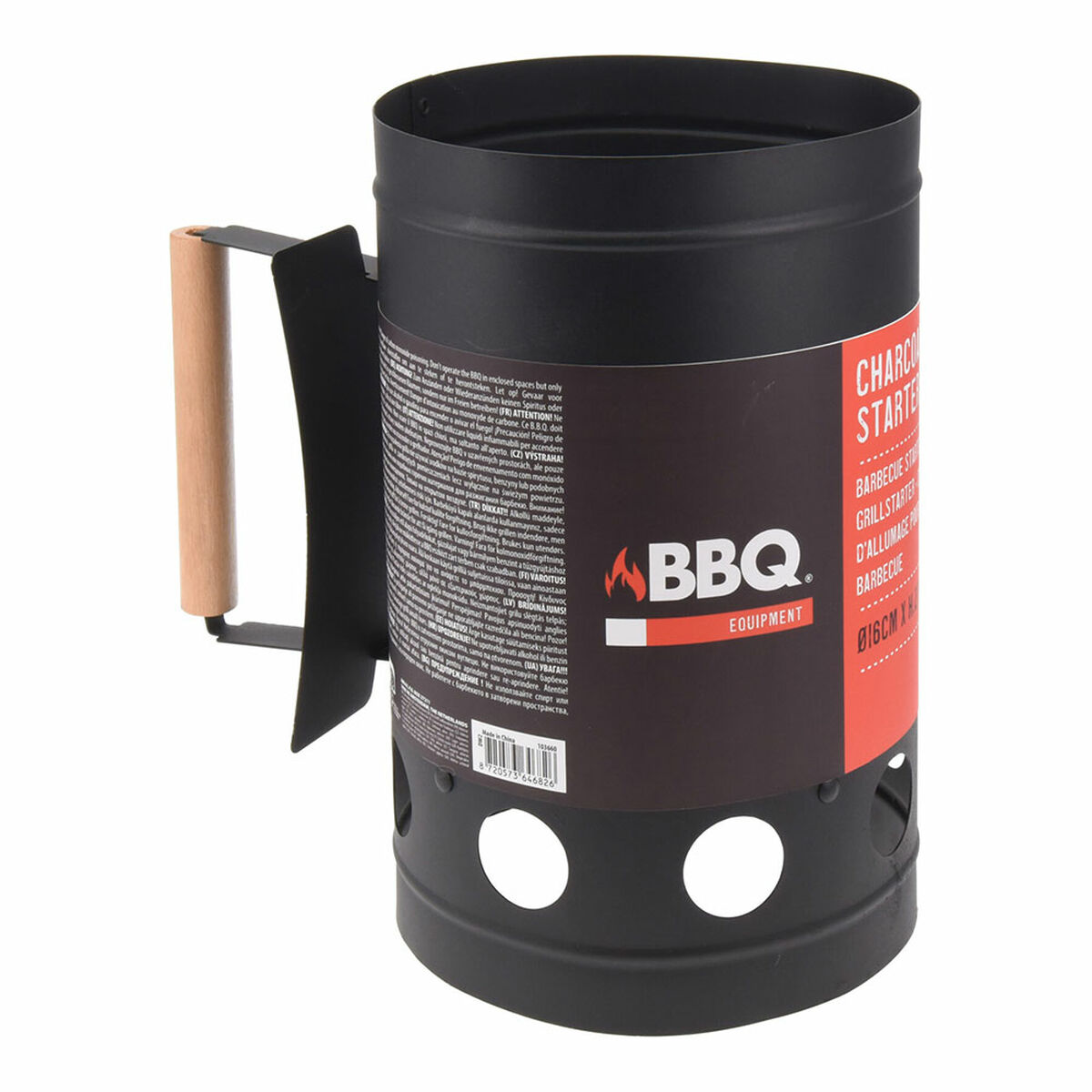 Chaminé de Arranque de Churrasco BBQ Collection Zinco Ø 16 x 27 cm