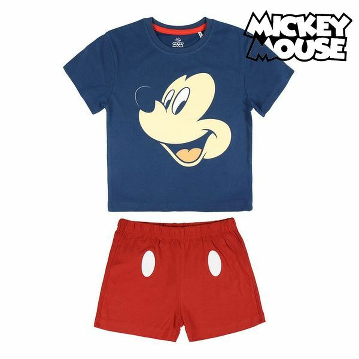 Pijama de Verão Mickey Mouse 73457 Azul Marinho