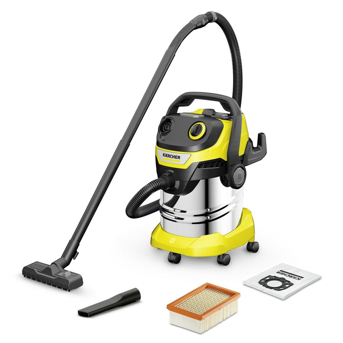 Aspirador Kärcher WD 5 S V-25/5/22 Amarelo Preto 1100 W