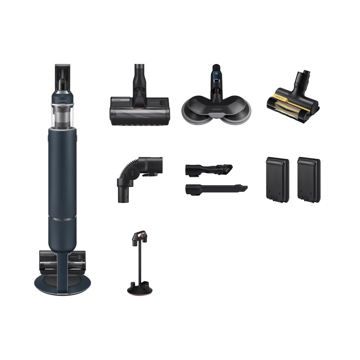 Aspirador sem Cabo Samsung VS20B95973B/WA Azul Preto Cromo 580 W
