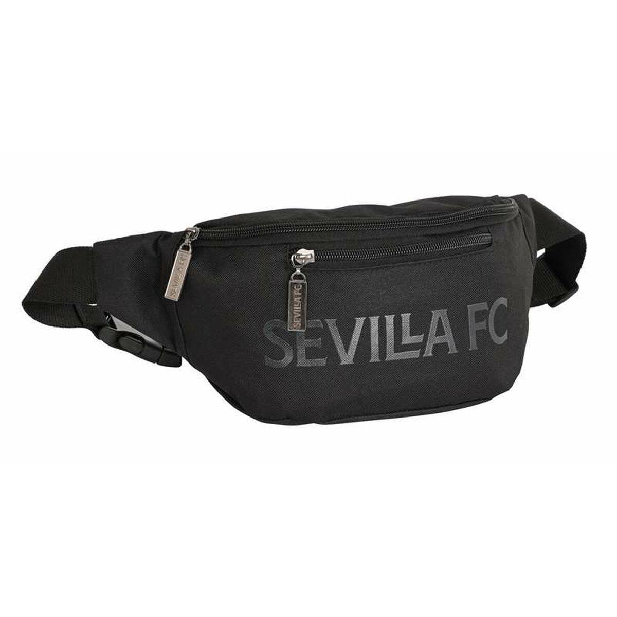 Bolsa de Cintura Sevilla Fútbol Club Preto 23 x 12 x 9 cm