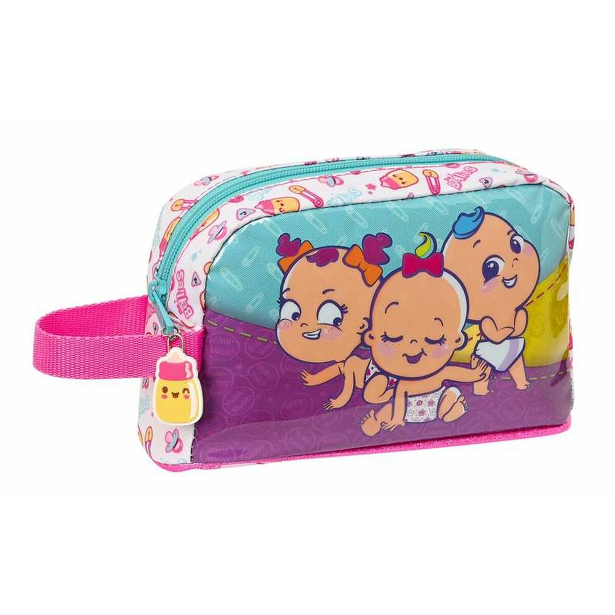 Porta-café da manhã Térmico The Bellies Branco Roxo Turquesa 21,5 x 12 x 6,5 cm