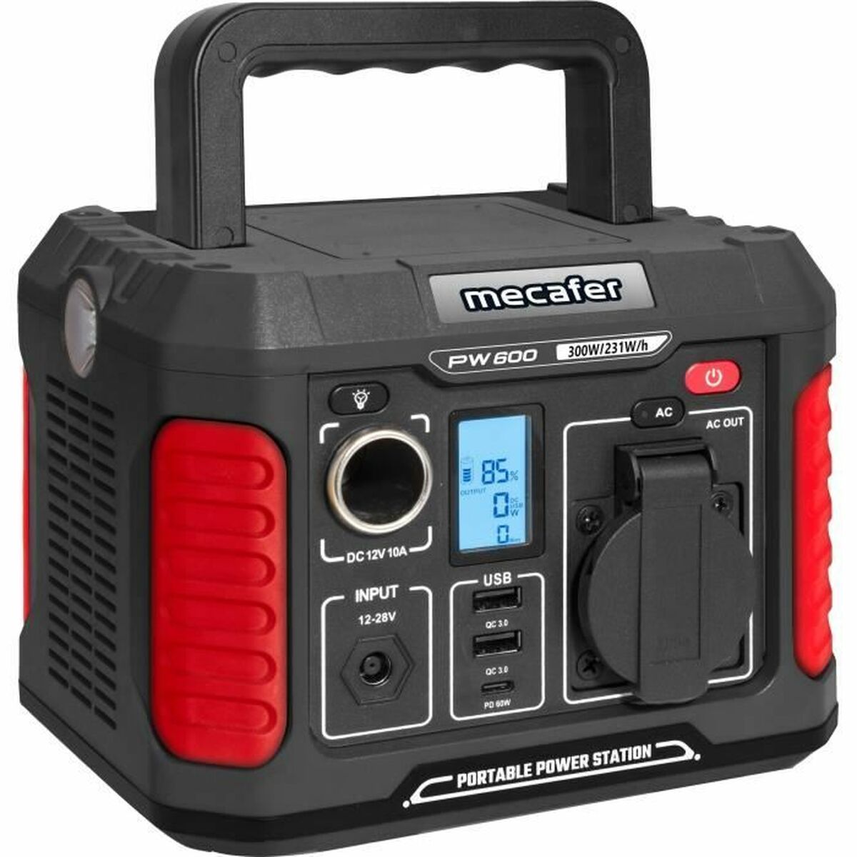 Central eléctrica portátil MECAFER PW600 600 W