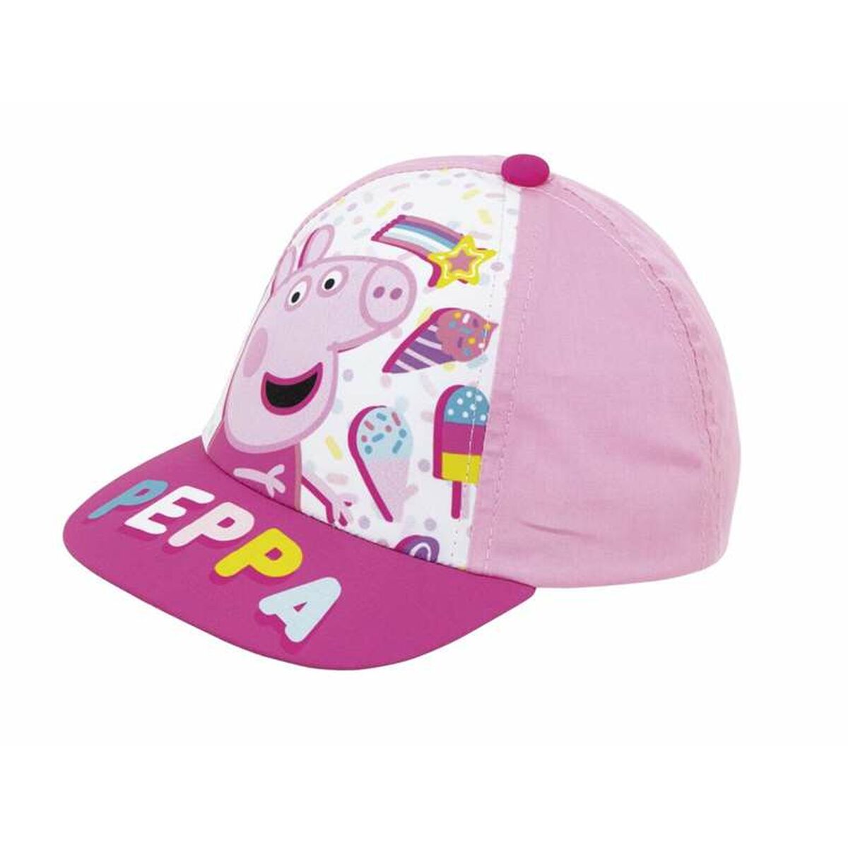 Boné Infantil Peppa Pig Baby Cor de Rosa 44-46 cm