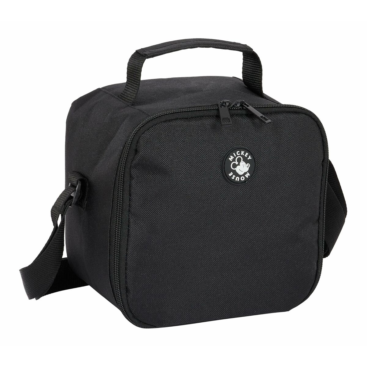 Saco Isotérmico Mickey Mouse Preto 20 x 20 x 15 cm Waterproof