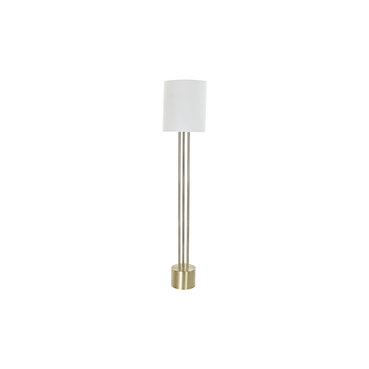 Luminária de chão DKD Home Decor Branco Dourado Metal 50 W 220 V 33 x 33 x 165 cm