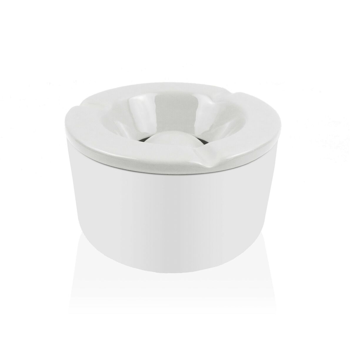 Cinzeiro Versa Branco Dolomite 11,2 x 6,2 x 11,2 cm Redondo