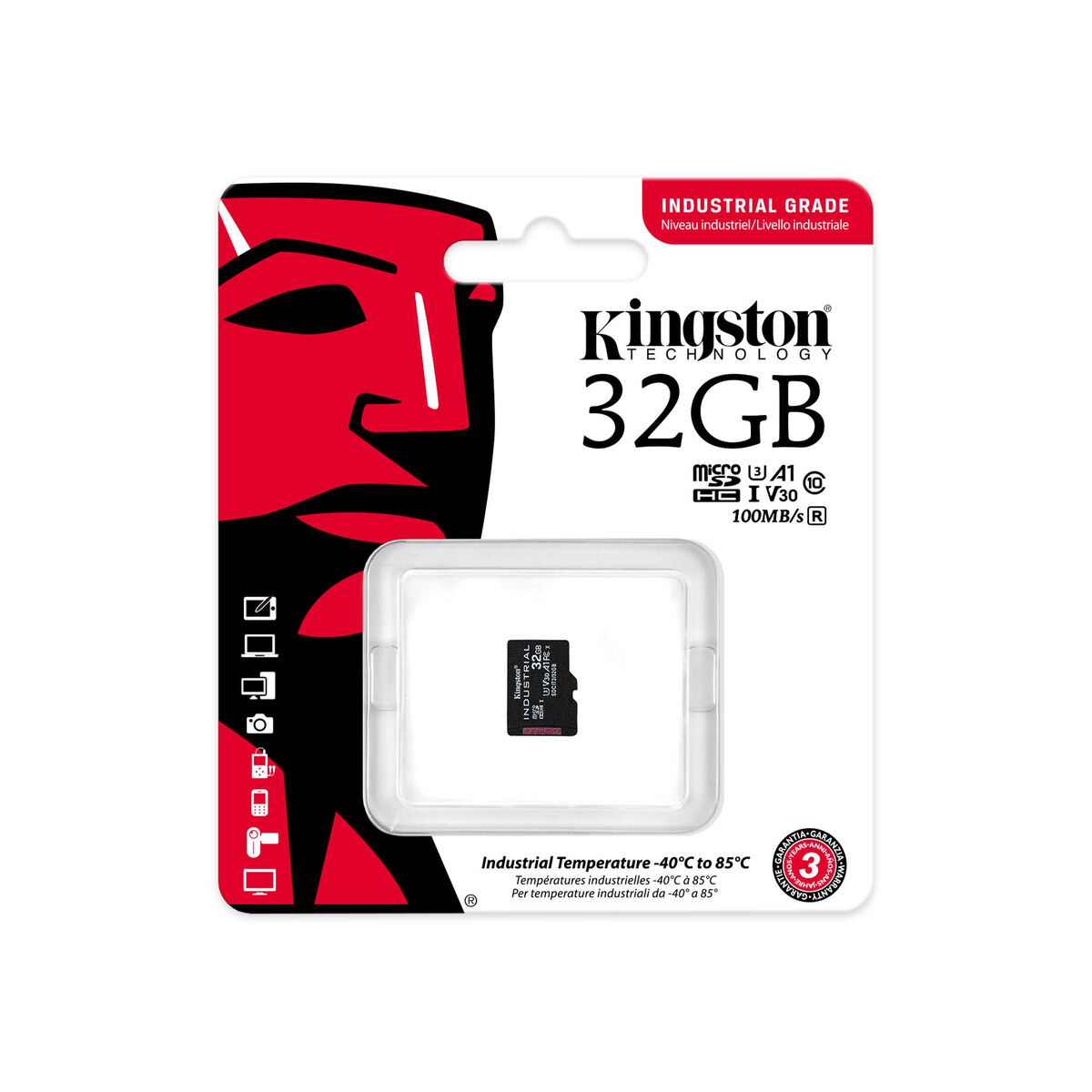 Cartão de Memória Micro SD com Adaptador Kingston SDCIT2/32GBSP 32