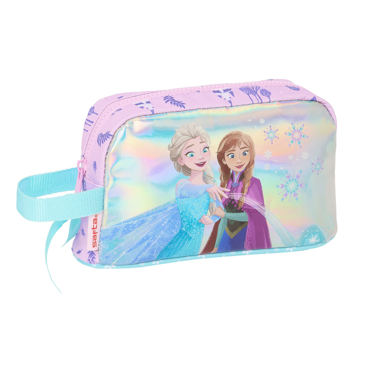 Porta-café da manhã Térmico Frozen Cool days Violeta Azul celeste 21,5 x 12 x 6,5 cm