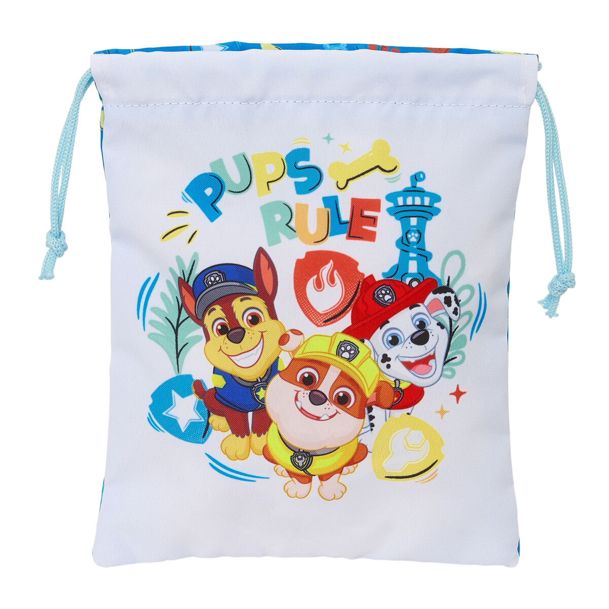 Bolsinha de Merenda The Paw Patrol Pups rule Azul