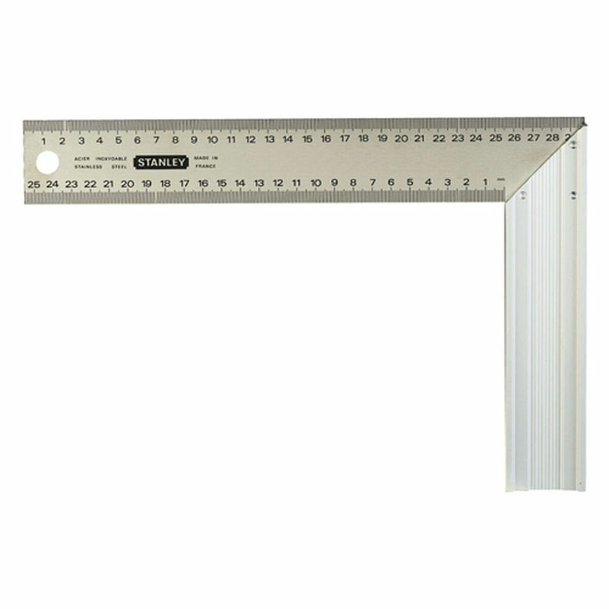 Esquadro de canto Stanley 1-45-687 Cinzento Aço 40 x 1 x 20 cm