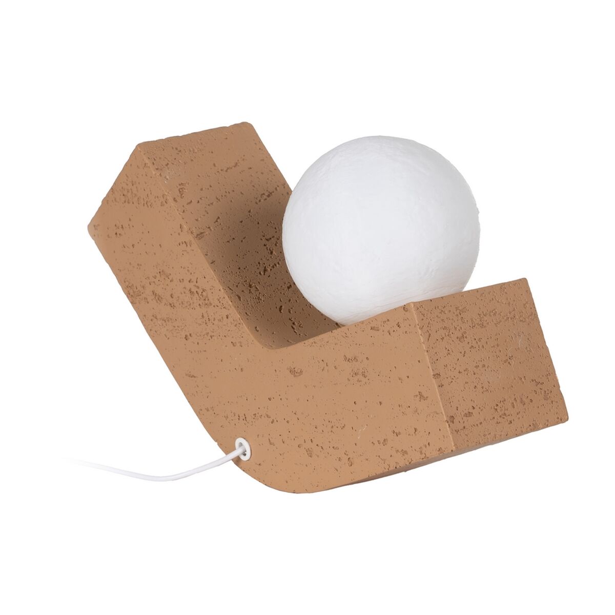 Lâmpada de mesa Bege Poliresina 220-240 V 29 x 9,5 x 19,5 cm