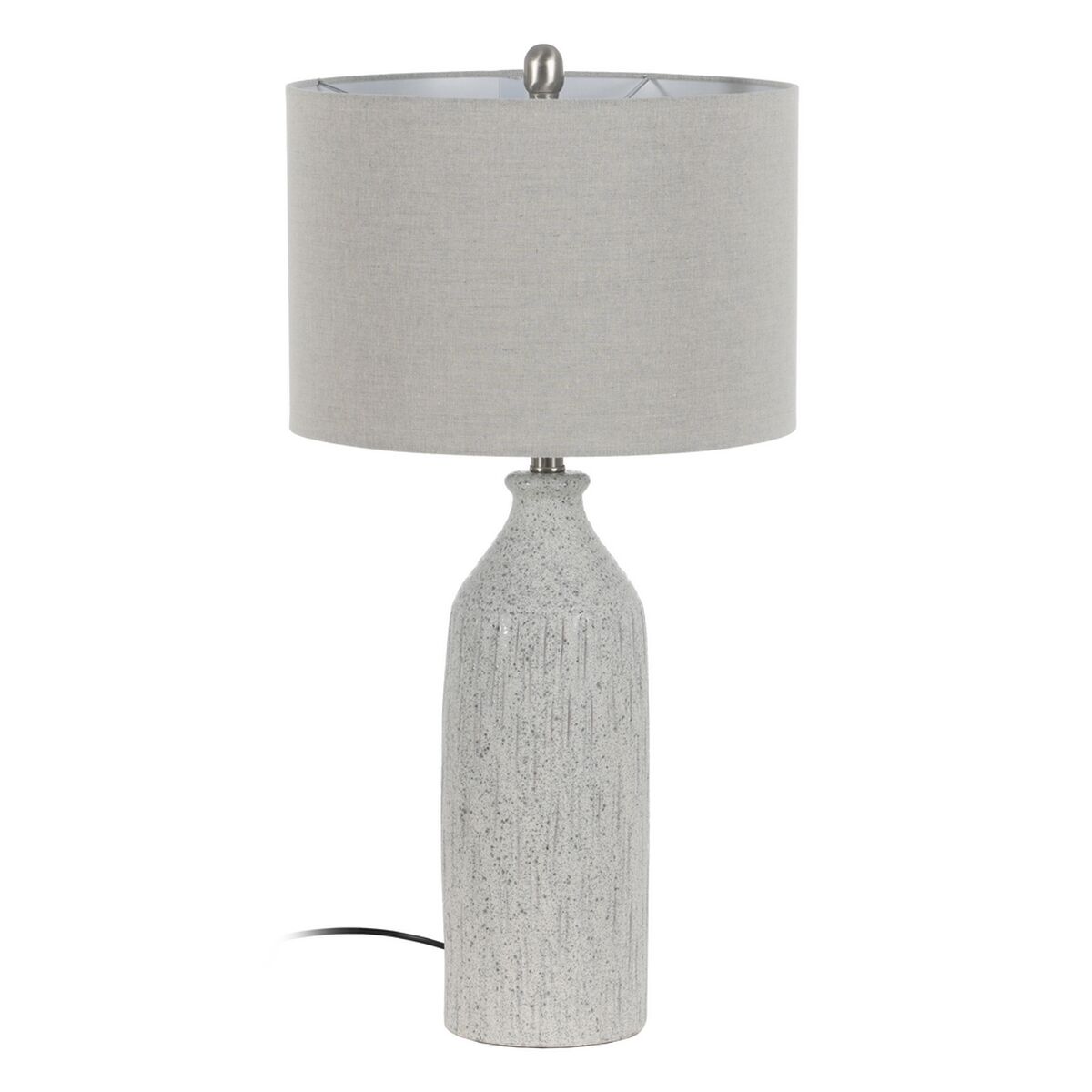Lâmpada de mesa Cinzento Metal Cerâmica 60 W 220-240 V 38 x 38 x 73 cm